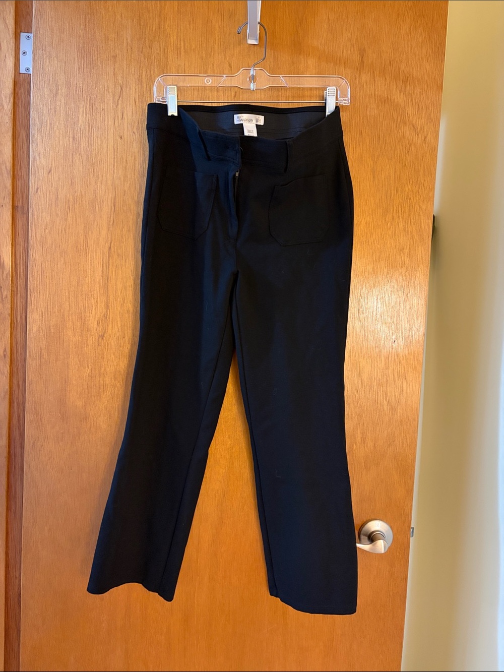 Women's Black Dress Pants - Classic Straight Fit